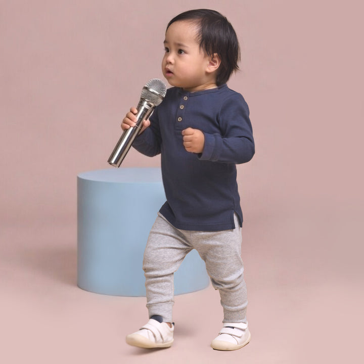 Toddler Toto Sneaker - White/Indigo