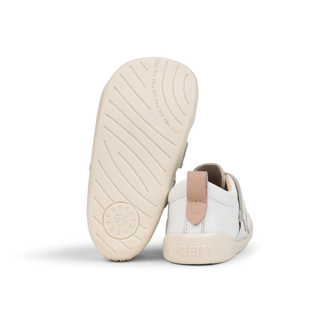 Toddler Toto Sneaker - White/Blush