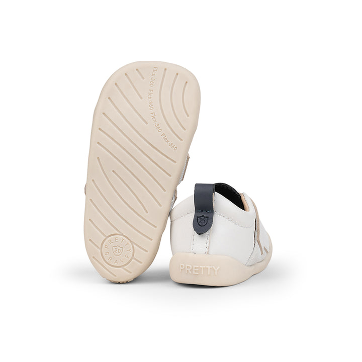 Toddler Toto Sneaker - White/Indigo