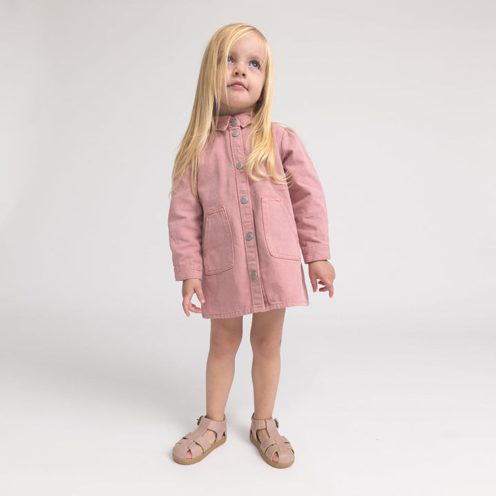 Maddie Blush 1st Walker Sandal