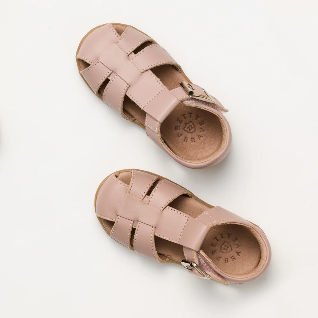 Maddie Blush 1st Walker Sandal