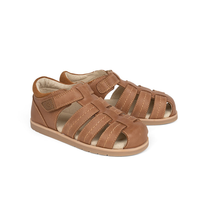 Big Kids Toby Caramel Sandal | Pretty Brave