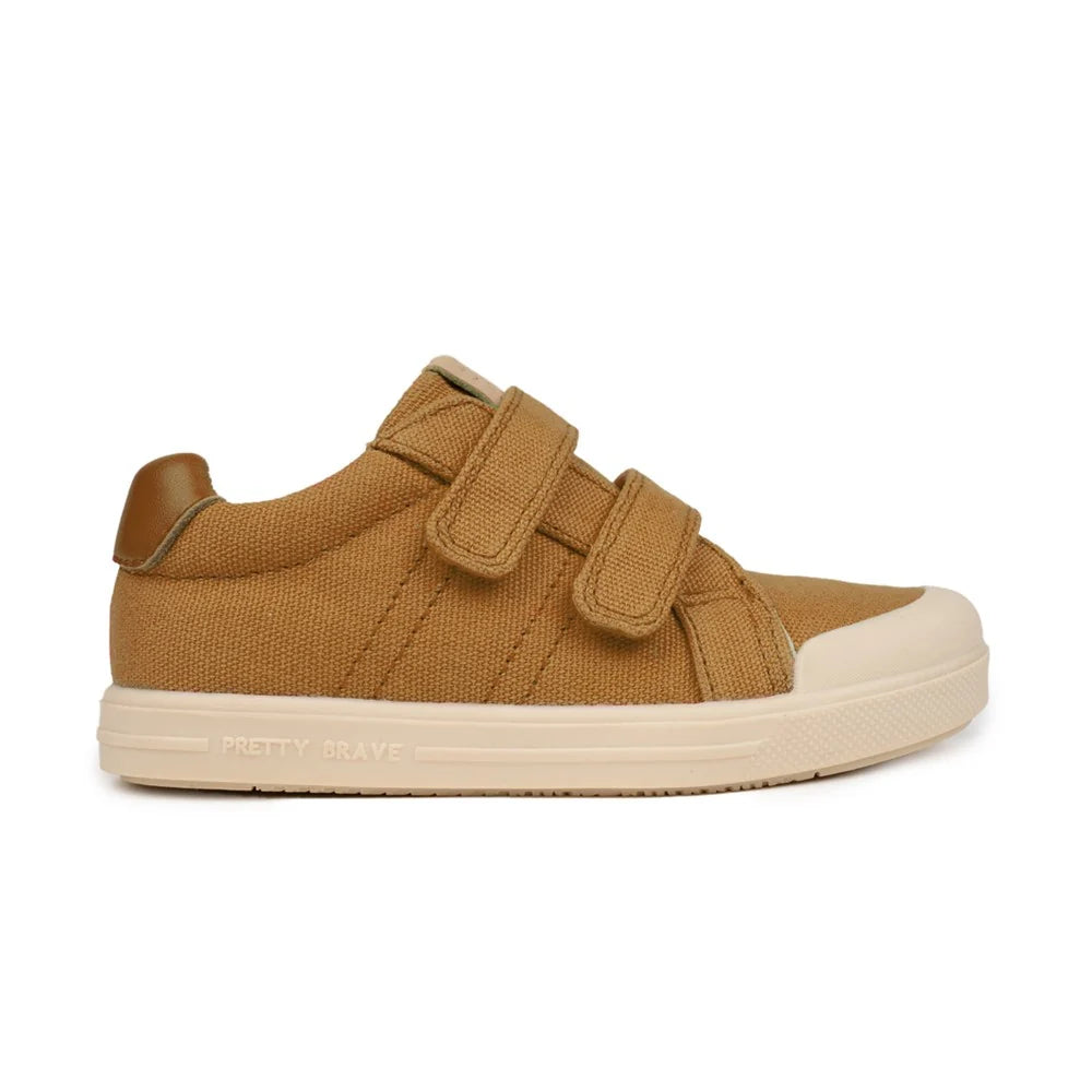 Otto Canvas Sneaker Caramel | Pretty Brave