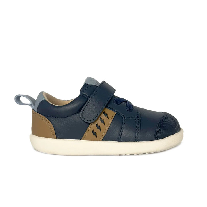 Little Kids Sid Trainer Indigo Tan | Pretty Brave