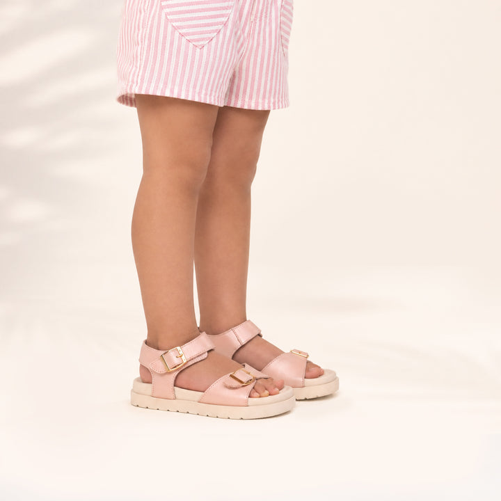 Big Kids Roxy Blush Pearl Sandal | Pretty Brave