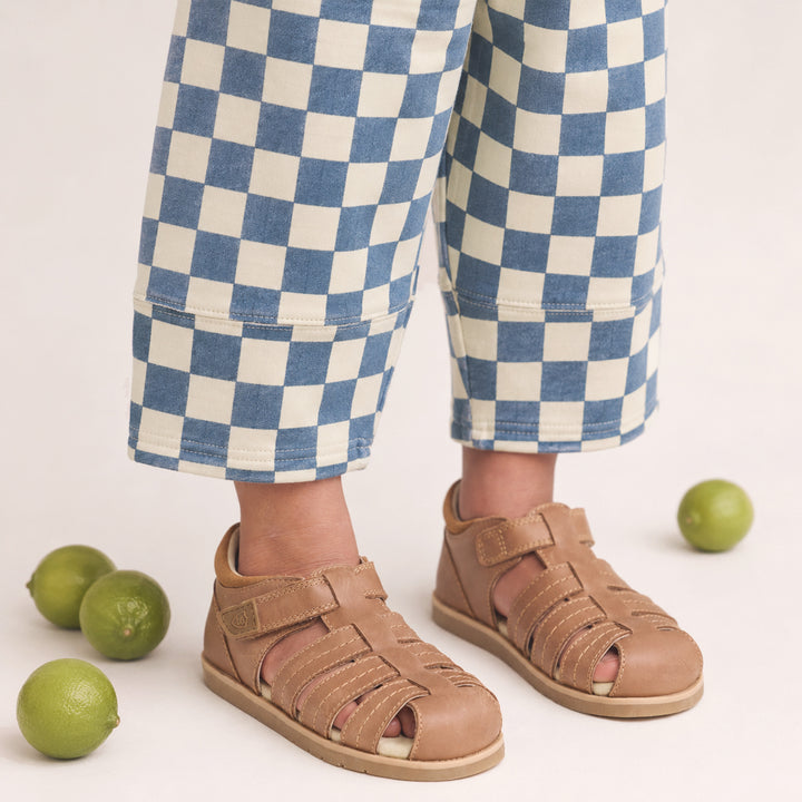Big Kids Toby Caramel Sandal | Pretty Brave