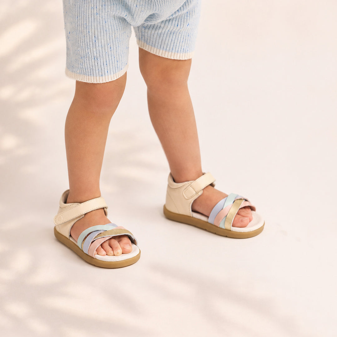 Little Kids Lily Pastel Multi Sandal | Pretty Brave