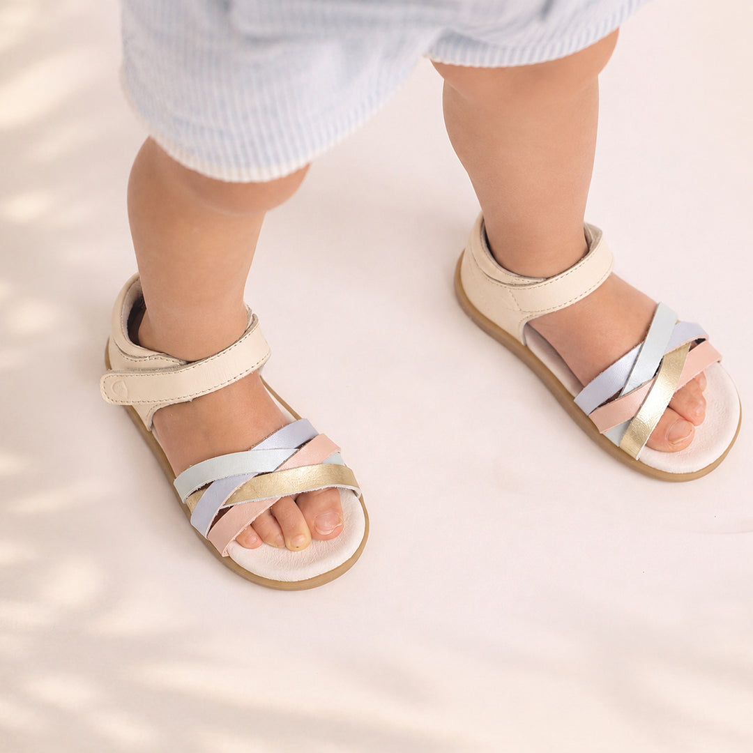 Little Kids Lily Pastel Multi Sandal | Pretty Brave