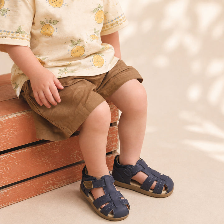 Little Kids Theo Indigo Sandal | Pretty Brave