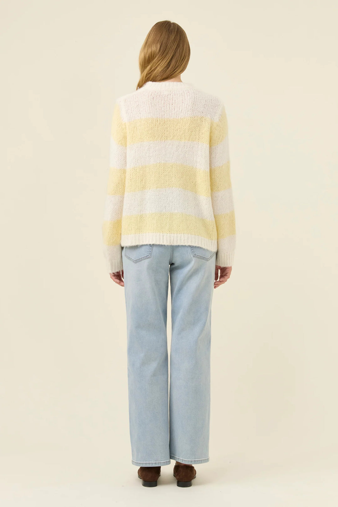 Pallas Stripe Jumper - Butter