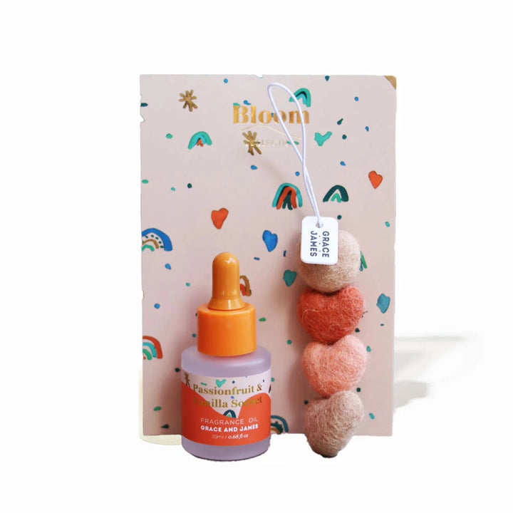 Bloom Collection - Passionfruit & Vanilla Sorbet Felt Air Freshener
