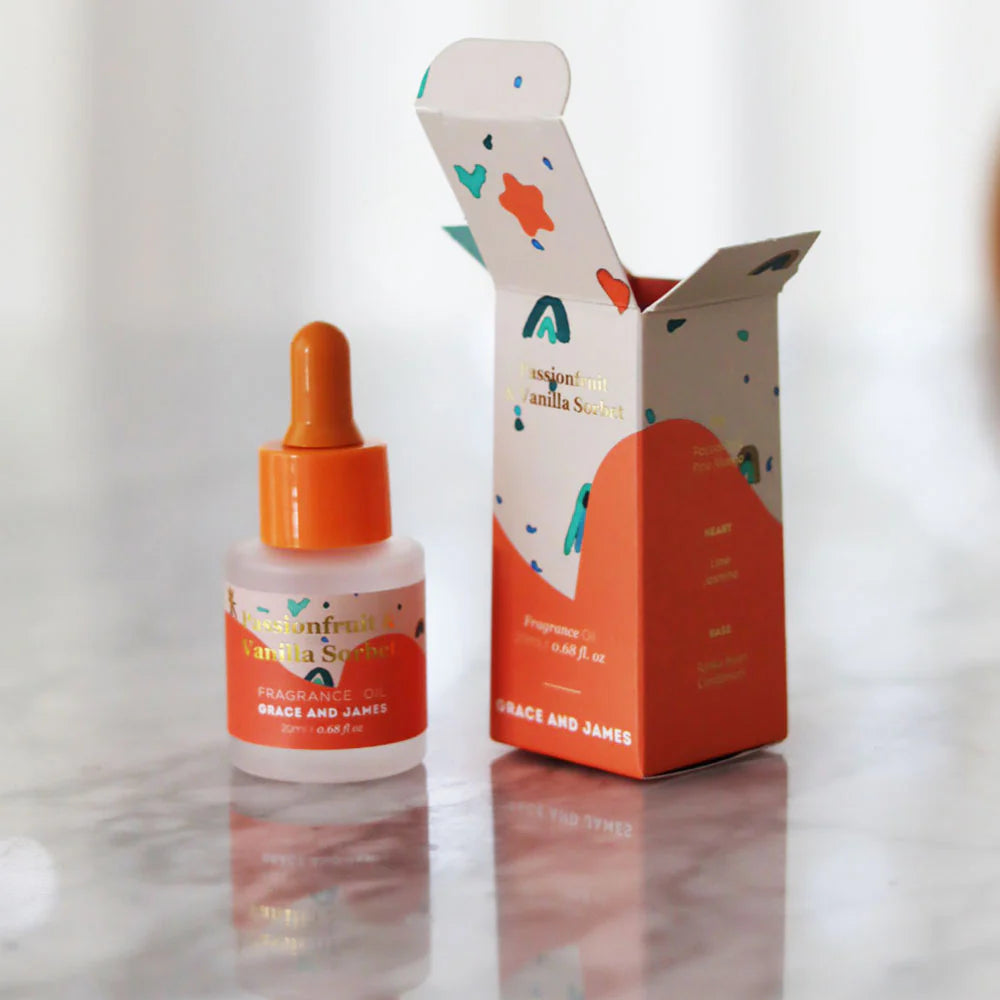 Bloom Collection - Passionfruit & Vanilla Sorbet Felt Air Freshener