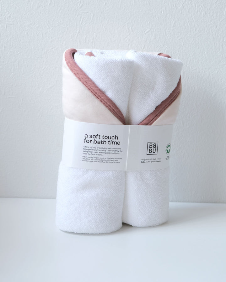 Babies and young children have extremely sensitive skin, so Babu have made hooded towels from  the softest cotton. No more scratchy towels after bath time – even after many washes. Available from www.thecollectivenz.com
