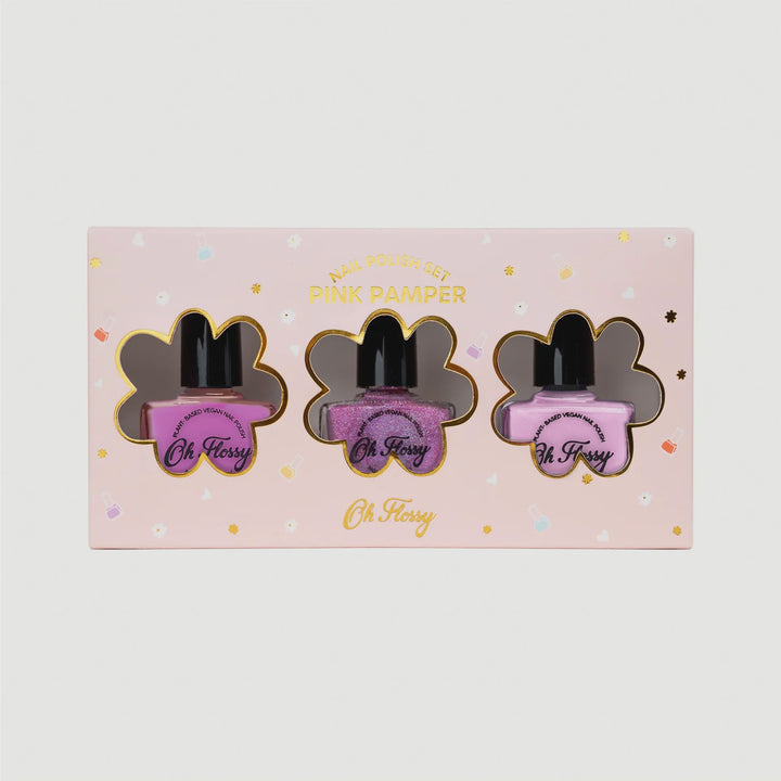 Oh Flossy | Pink Pamper Nail Polish Set