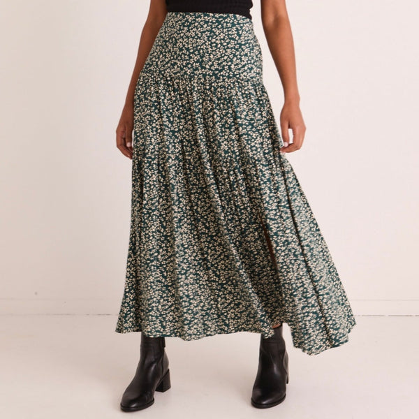 Among the brave playful forest maxi skirt available from www.thecollectivenz.com