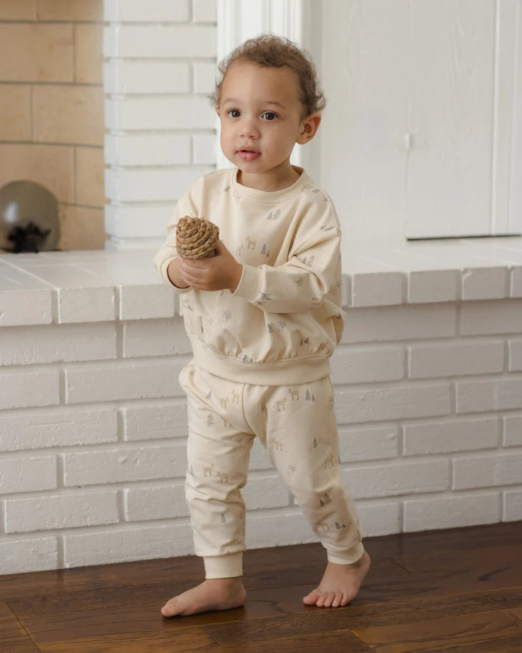 Relaxed Sweatshirt Deer | Quincy Mae