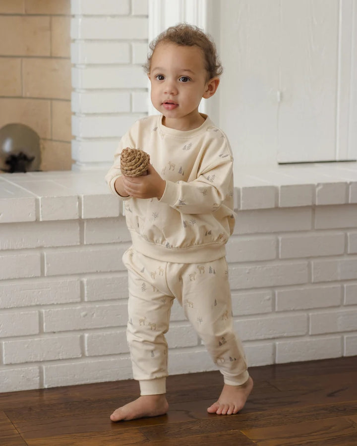 Relaxed Sweatshirt Deer | Quincy Mae