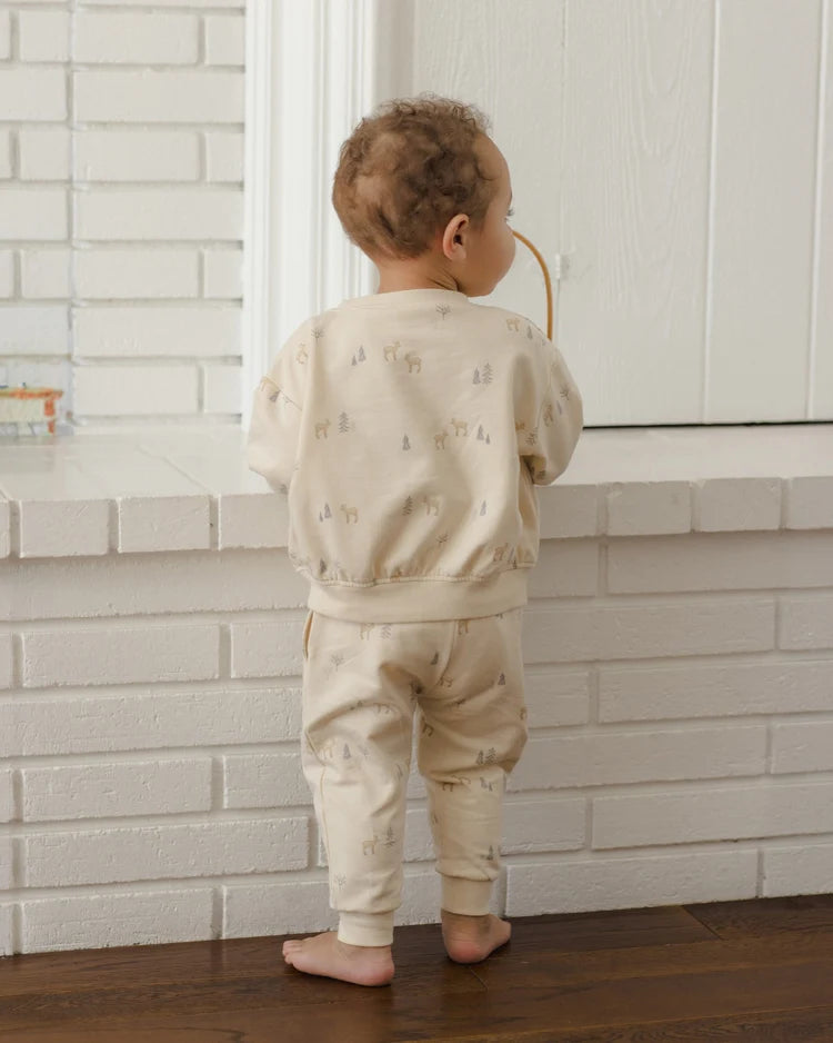 Relaxed Sweatshirt Deer | Quincy Mae