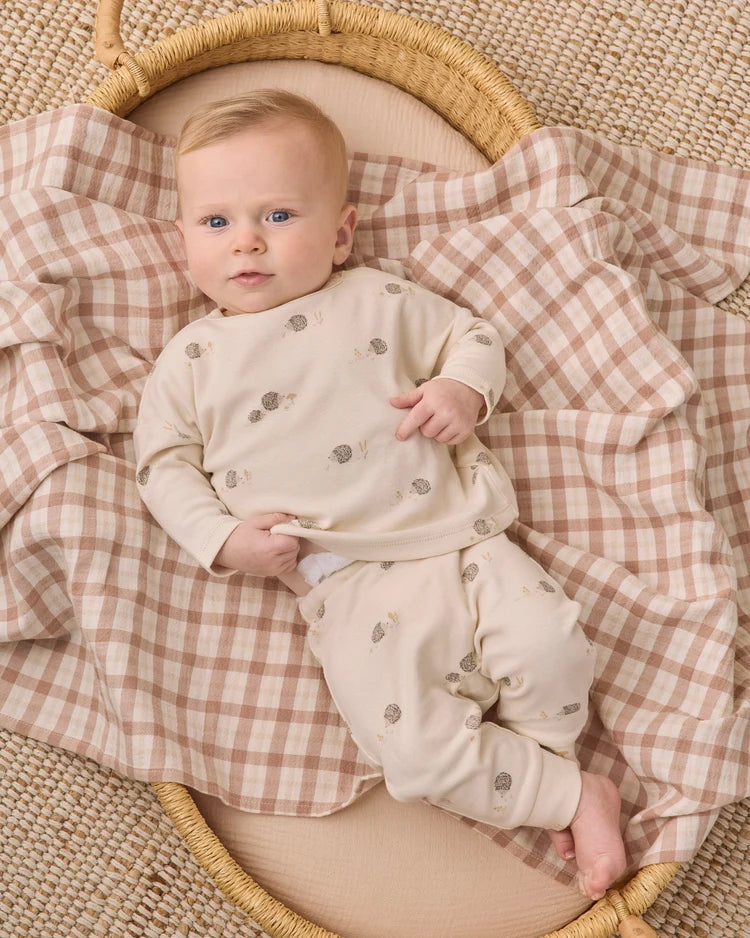 Long Sleeve Tee Hedgehog | Quincy Mae