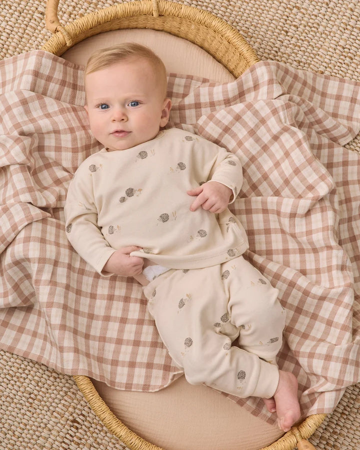 Long Sleeve Tee Hedgehog | Quincy Mae