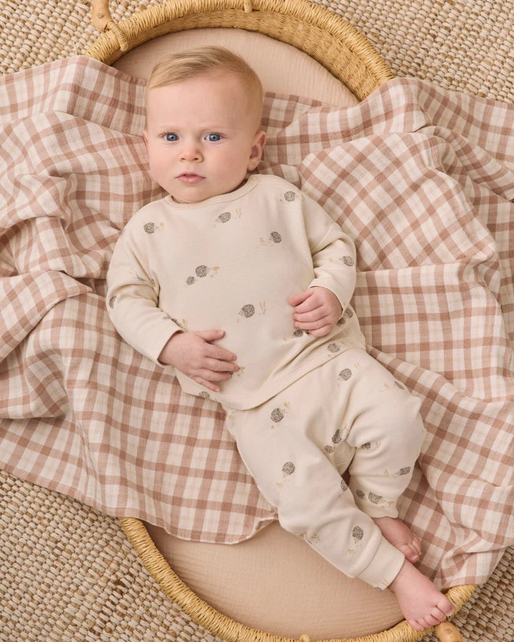 Long Sleeve Tee Hedgehog | Quincy Mae