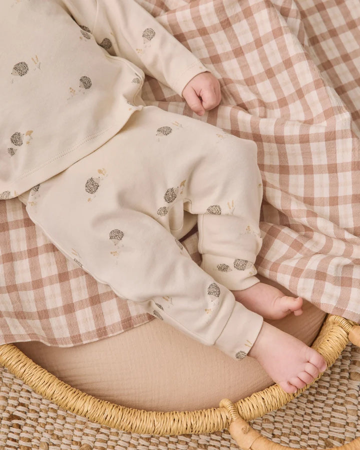 Hedgehog Drawstring Pant | Quincy Mae