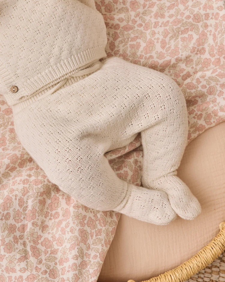 Natural Knit Wrap Top + Pant Set | Quincy Mae
