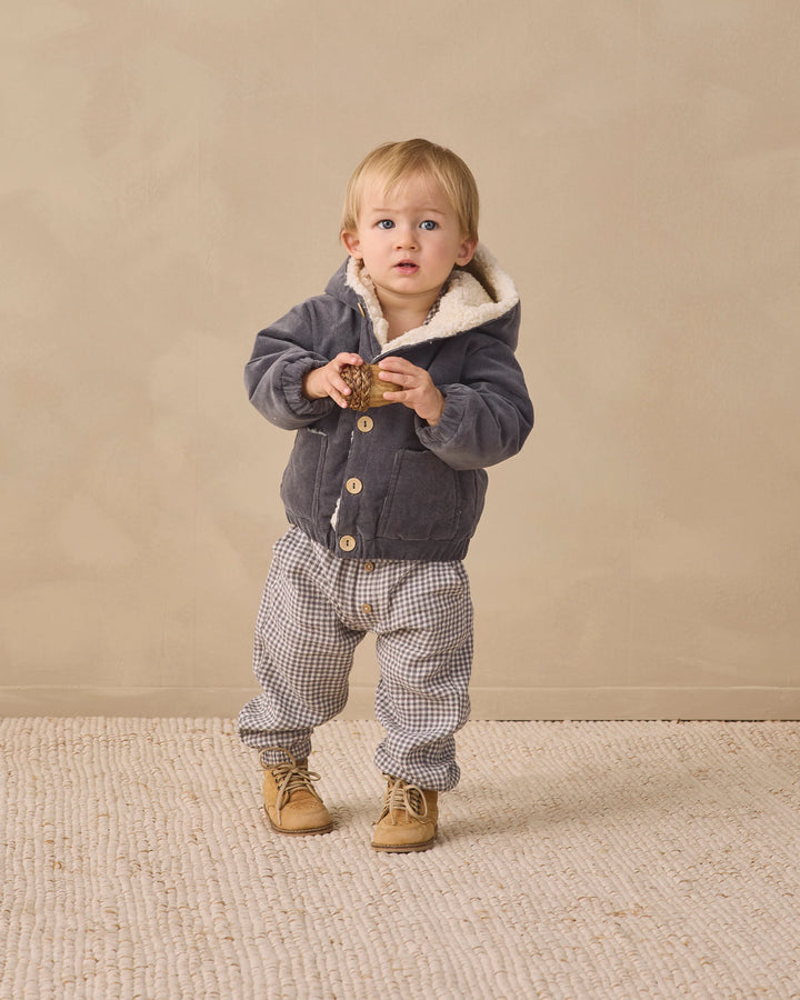 Midnight Gingham Giovani Pant | Quincy Mae