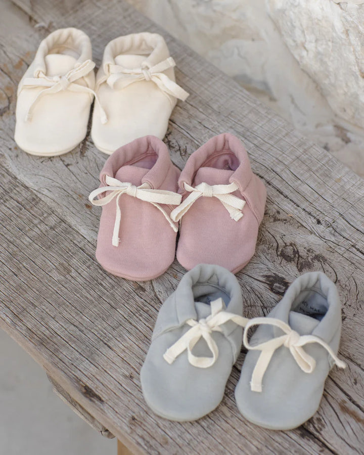 Baby Booties || Natural