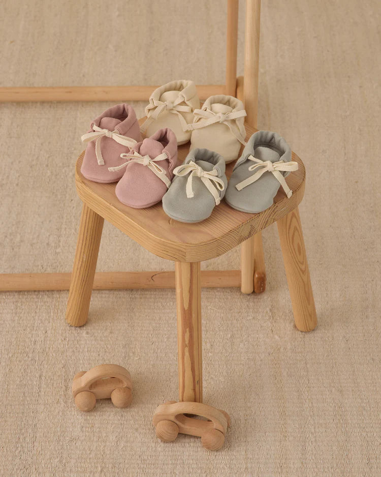 Baby Booties || Natural