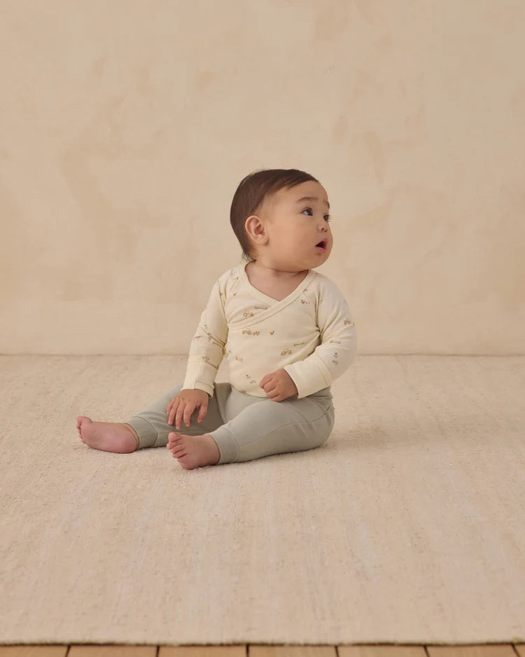Side Snap Bodysuit || Flower Field