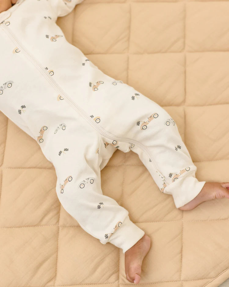 Zip Long Sleeve Sleeper Footie || Race Car