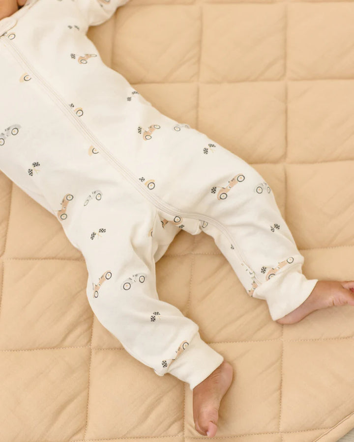 Zip Long Sleeve Sleeper Footie || Race Car