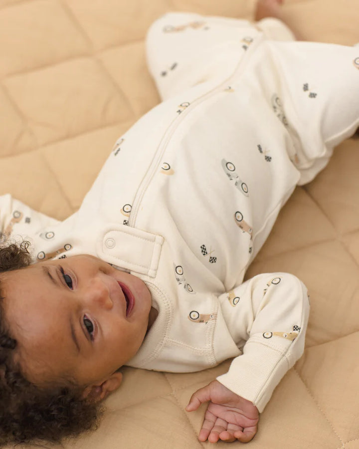 Zip Long Sleeve Sleeper Footie || Race Car
