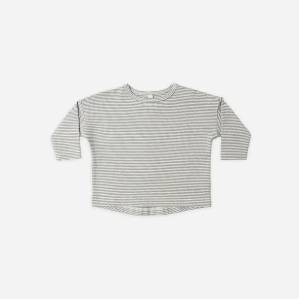 Striped long-sleeve shirt on a white background