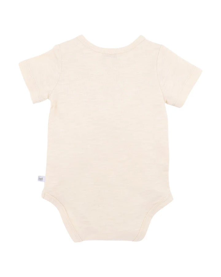 Surfs Up Shark Bodysuit - Eggnog