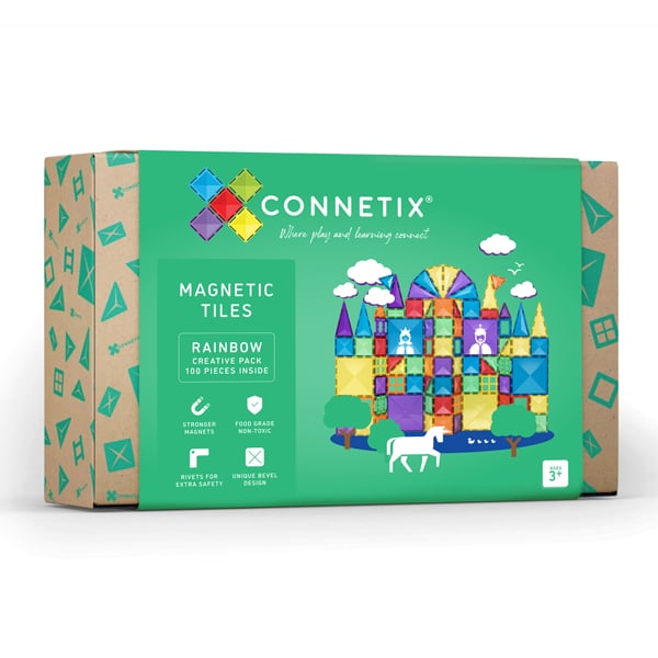 Connetix rainbow creative pack available from www.thecollectivenz.com