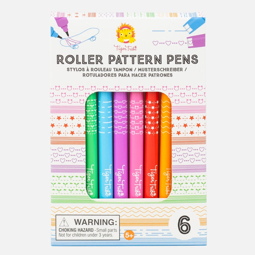 Tiger tribe roller pattern pens available from www.thecollectivenz.com