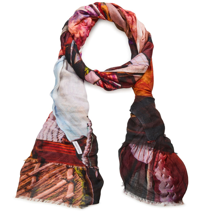 Indulge in the perfect blend of luxury and artistry with our Valencia Spain Luxe Scarf, crafted from an ultra-soft cashmere and modal blend. Available from www.thecollectivenz.com