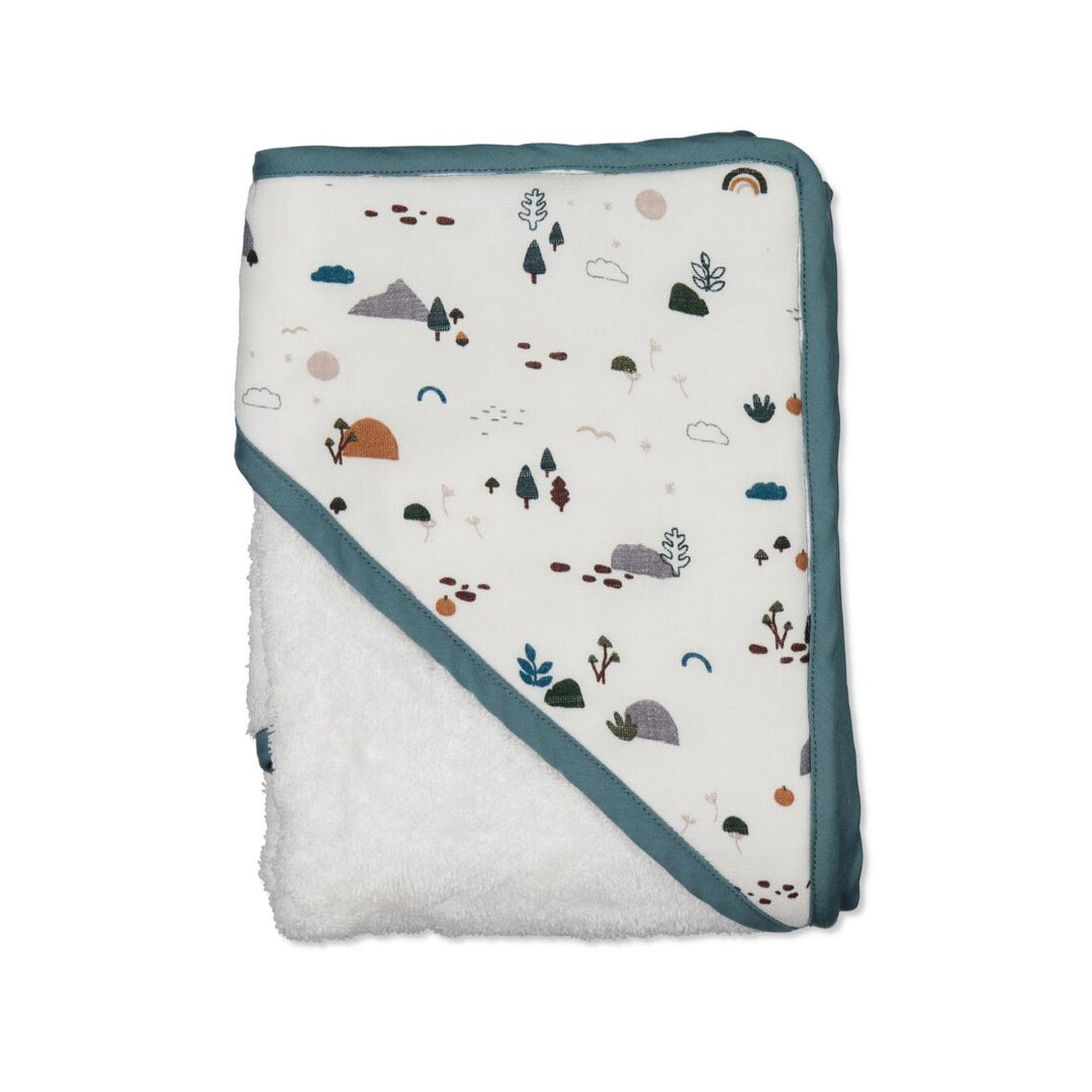 Burrow & Be baby hooded towel available from www.thecollectivenz.com