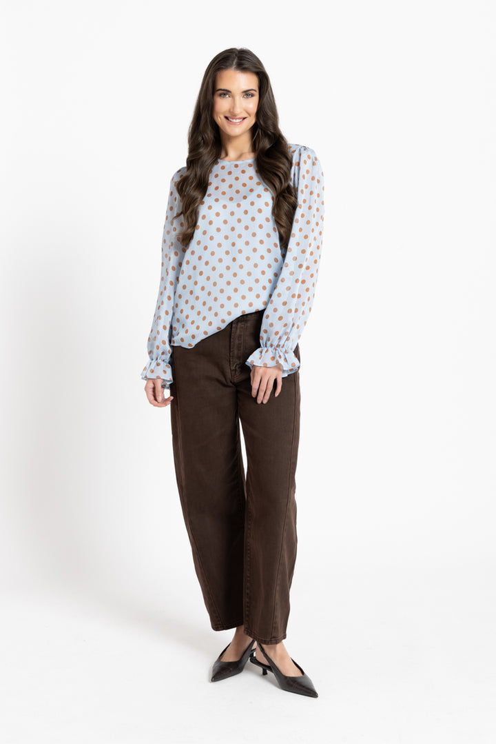 Seeking LolaPatti Blouse - Cinnamon Spot (SL3006-26) |