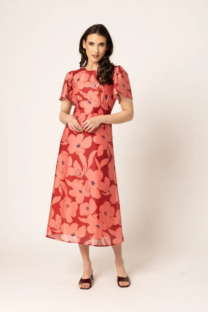 Angle Dress Pink Bloom | Seeking Lola