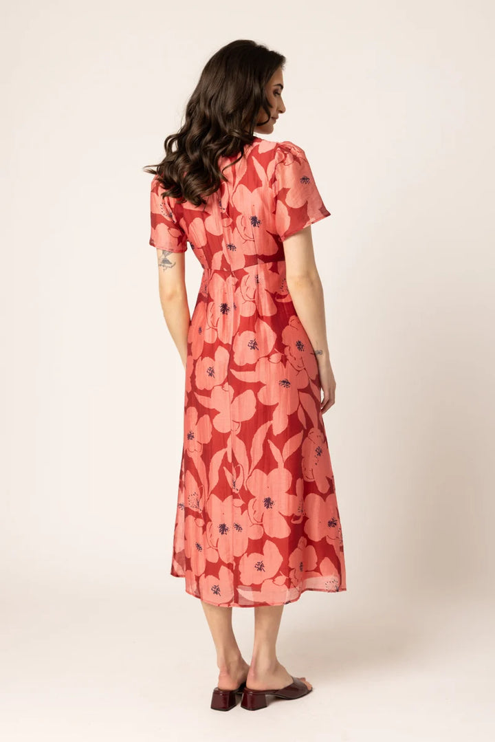 Angle Dress Pink Bloom | Seeking Lola