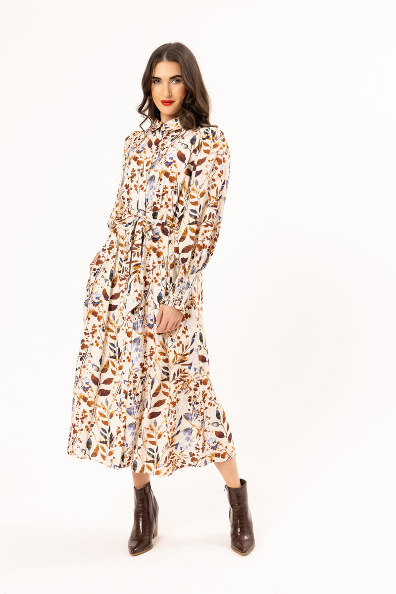 Je T'aime Dress - Nutmeg Sprig (SL3700)