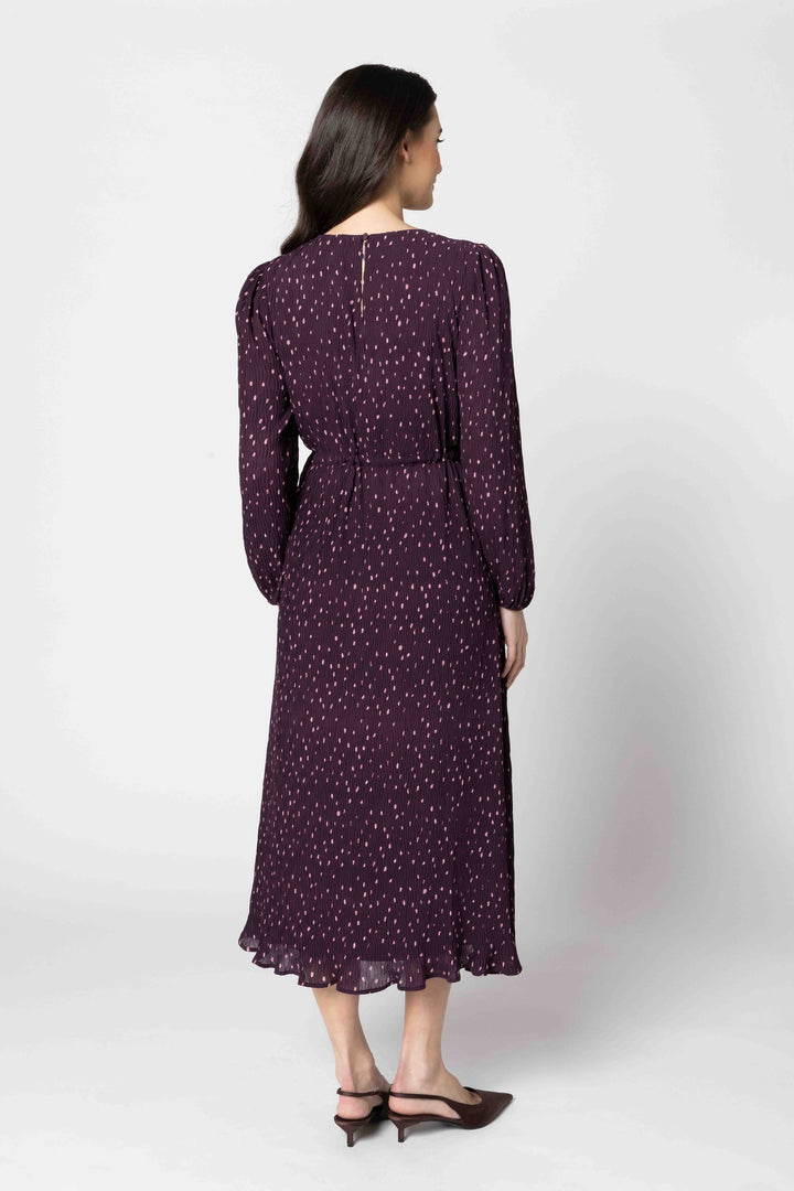 Cat Walk Maxi Shift Dress - Cranberry Crush