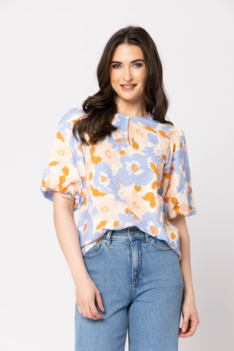 Coastal Posy Serene Top | Seeking Lola