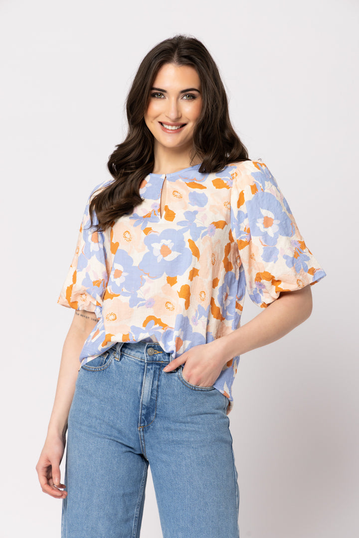 Coastal Posy Serene Top | Seeking Lola