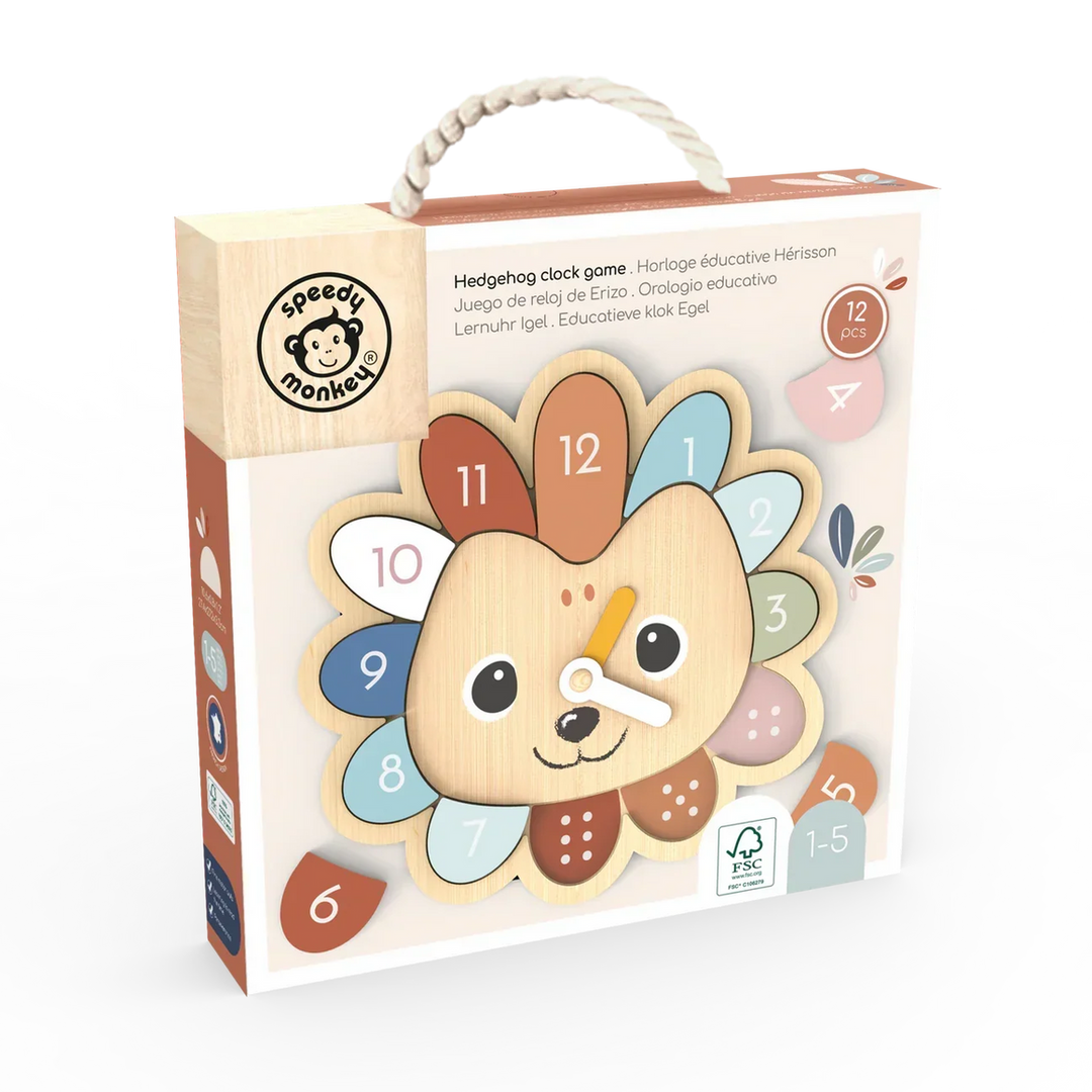 Speedy Monkey | Educational Hedgehog Clock