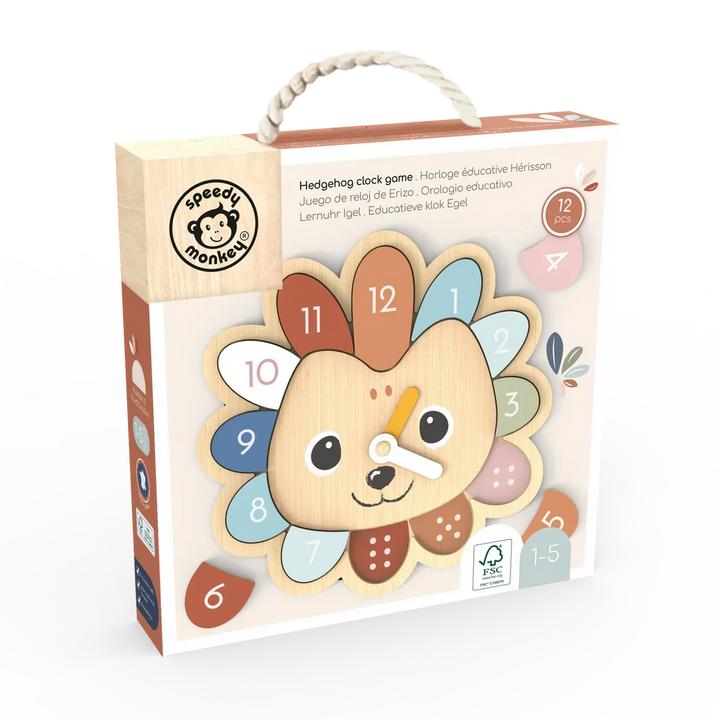 Speedy Monkey | Educational Hedgehog Clock