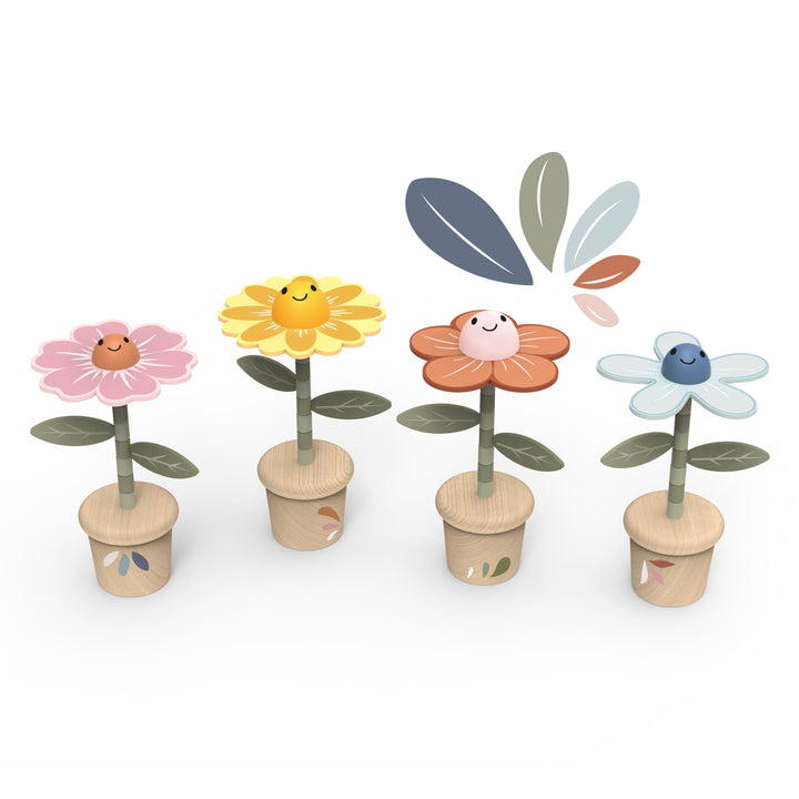 Flower Pushing Puppet Speedy Monkey